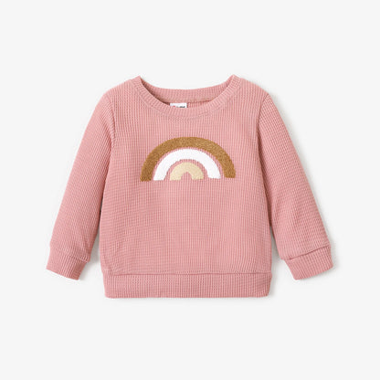 Baby Boys/Girls Rainbow Long-sleeve Pullover Sweatshirt (Age 3M-3YRS)