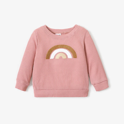 Baby Boys/Girls Rainbow Long-sleeve Pullover Sweatshirt (Age 3M-3YRS)