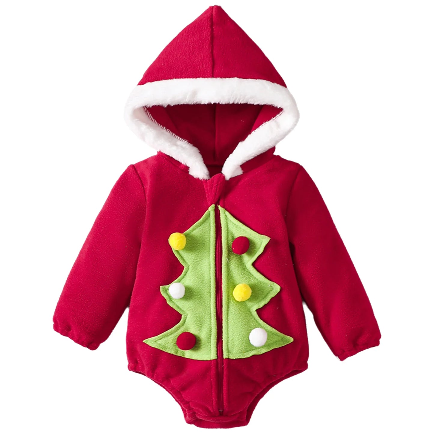 Baby/Toddler Christmas Hoodie Romper (Age 6M-3YRS)