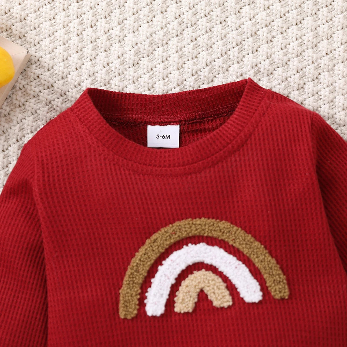 Baby Boys/Girls Rainbow Long-sleeve Pullover Sweatshirt (Age 3M-3YRS)