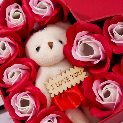 Heart Shaped Plush Teddy Gift